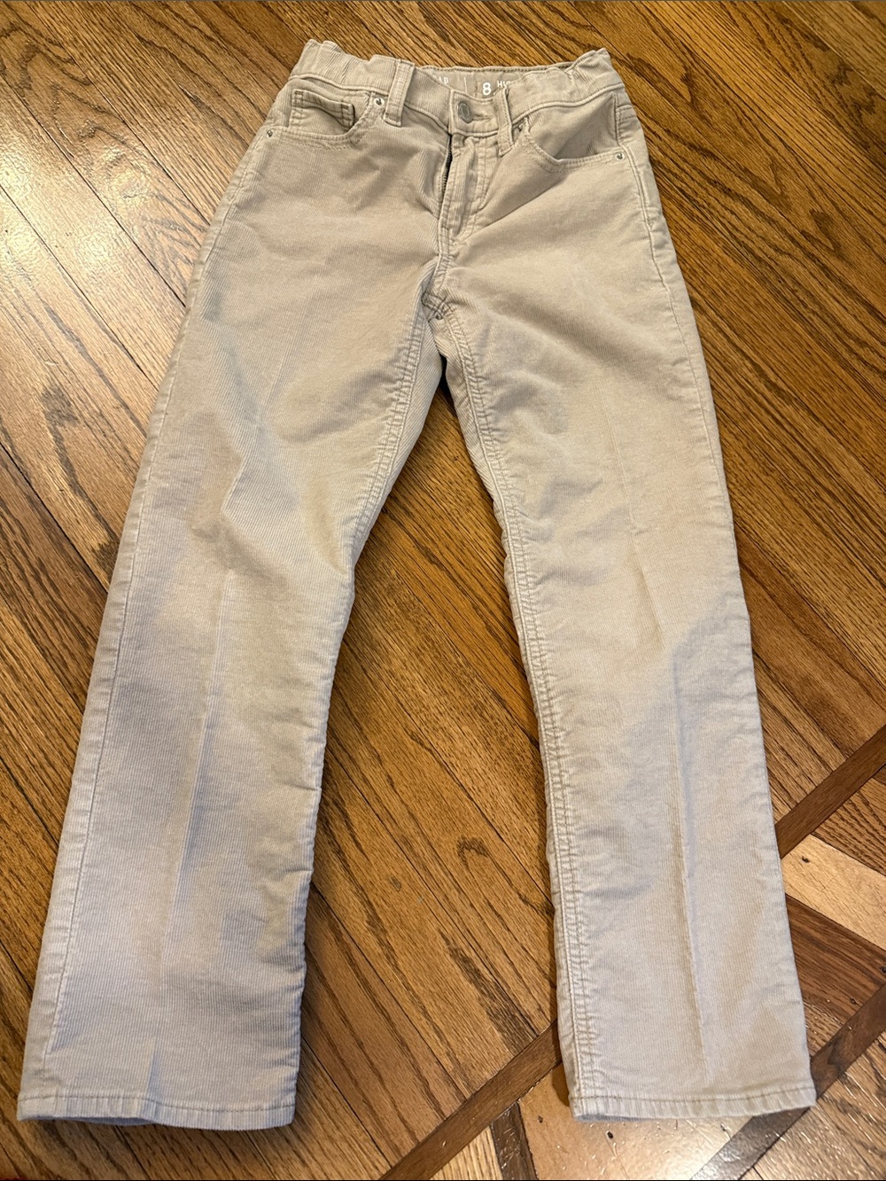 GAP girls 
Light Beige Corduroy Pants